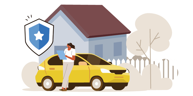 auto insurance illustration